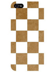 iPhone5 ケース 『Checker brown』.png